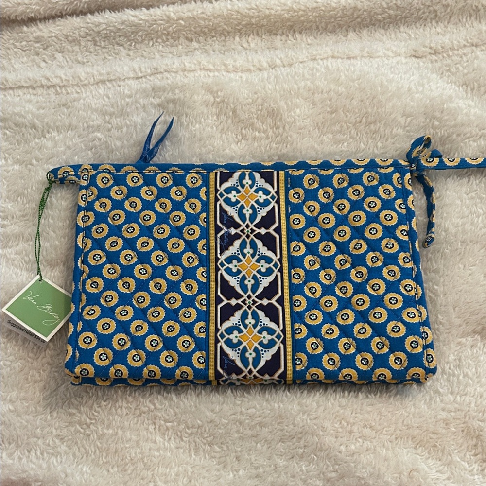 Vera Bradley Blue and Yellow Patterned Bag
